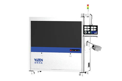 How does machine vision achieve automatic speed up of visual inspection?   